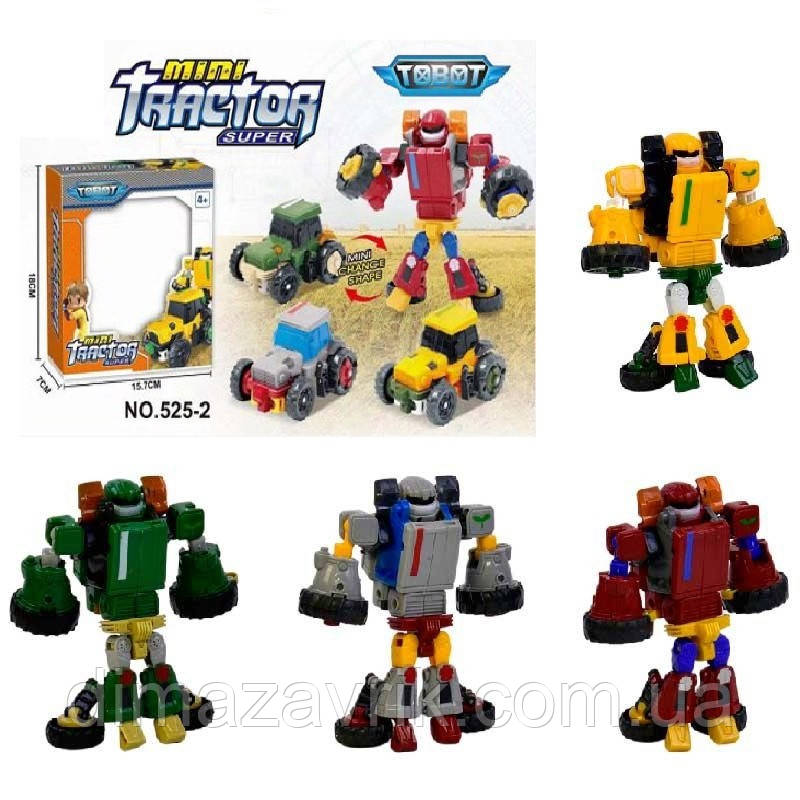 Купить Трансформер Тобот Трактор 4 цвета Tobot, цена 295 ₴ — Prom.ua ...