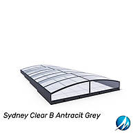 Павильон для бассейна Sydney Clear B 4,50х8,60х0,56м - Antracit Grey