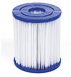 Басейн Bestway 56950 каркасний Ø 427 х 107 см, фільтр-насос, тент, сходи, фото 8