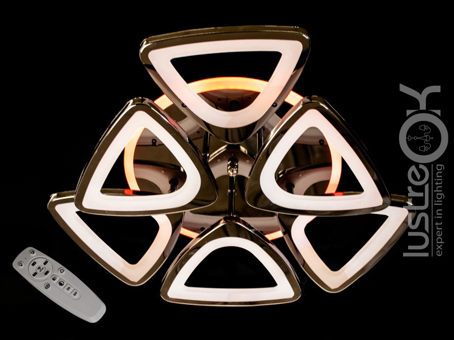 Люстра світлодіодна стельова A8022/6 LED 3color dimmer Люстра з пультом управління