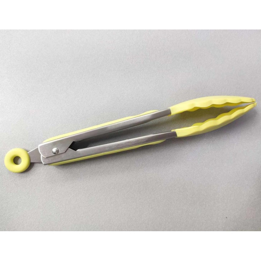 Силіконові щипці жовті Maestro MR-1584, фото 1