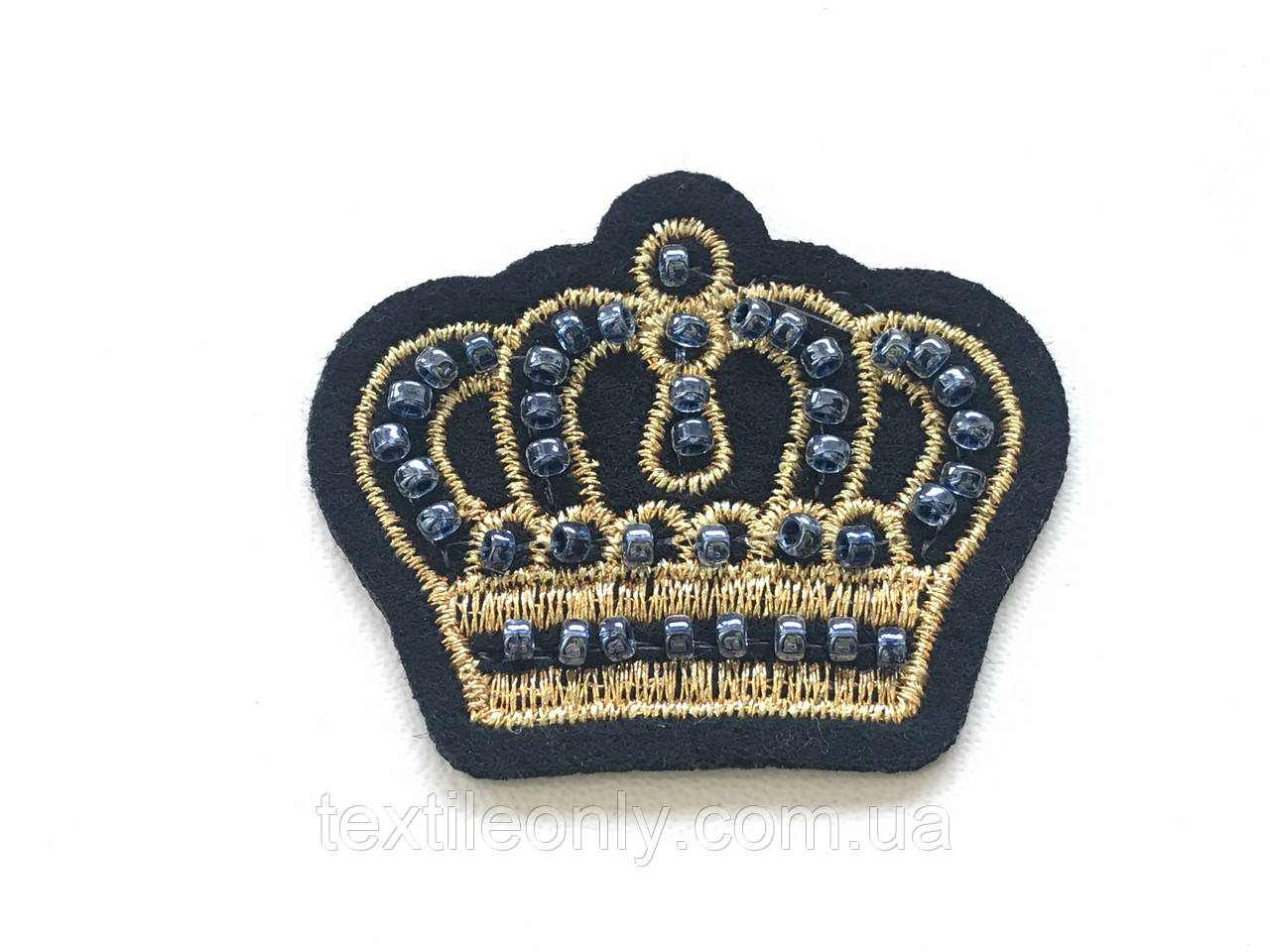 Нашивка золота корона / crown 4,5х3,7