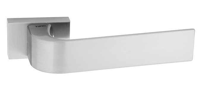 Ручка дверна на розетці Tupai CINTO 2732RT хром матовий (Португалія), фото 1