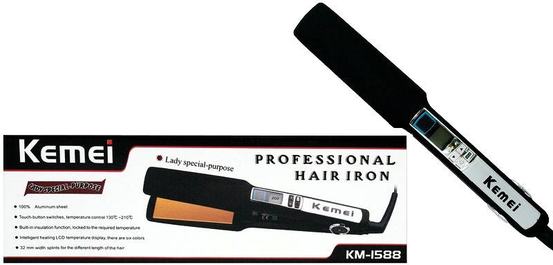 Випрямляч Kemei KM-1588 , фото 1
