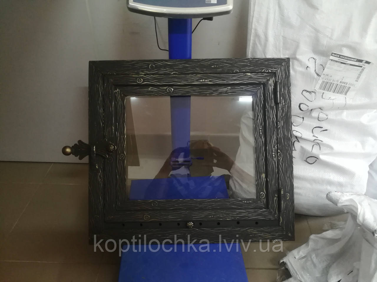 Дверцята для каміна 30*40 "Стріла" любий розмір під замовлення, фото 1