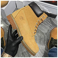 Мужские / женские ботинки Timberland Ginger демисезон, коричневые нубуковые мужские ботинки тимберленд женские