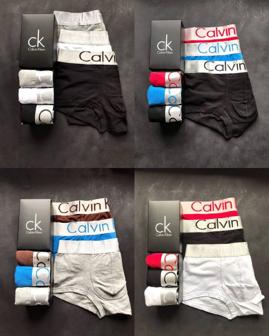 Набір нижньої білизни Calvin Klein | Чоловічі труси Кельвін Кляйн 3 шт + подарункова упаковка!
