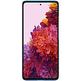 Захисний чохол Nillkin для Samsung Galaxy S21 Ultra Super Frosted Shield Blue Синій, фото 4