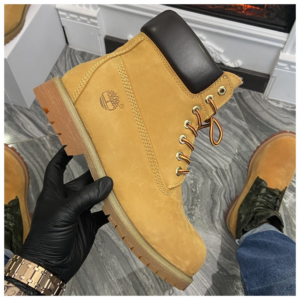 Чоловічі / жіночі зимові черевики Timberland Ginger Fur, коричневі чоловічі черевики тімберленд зимові жіночі, фото 1