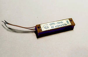 СП5-1В1А 1Вт 10кОм±5% резистор змінний для підлаштування малогабаритний, для навісного монтажу