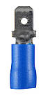 Ізольований наконечник (вилка) 1.5-2.5 кв.мм. розміри-4.8х0.4мм синій (1 шт.) [A0060020007] MDD 2-187 АСКО