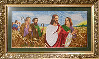 ИАП Иисус с апостолами в поле. Схема для вышивки бисером
