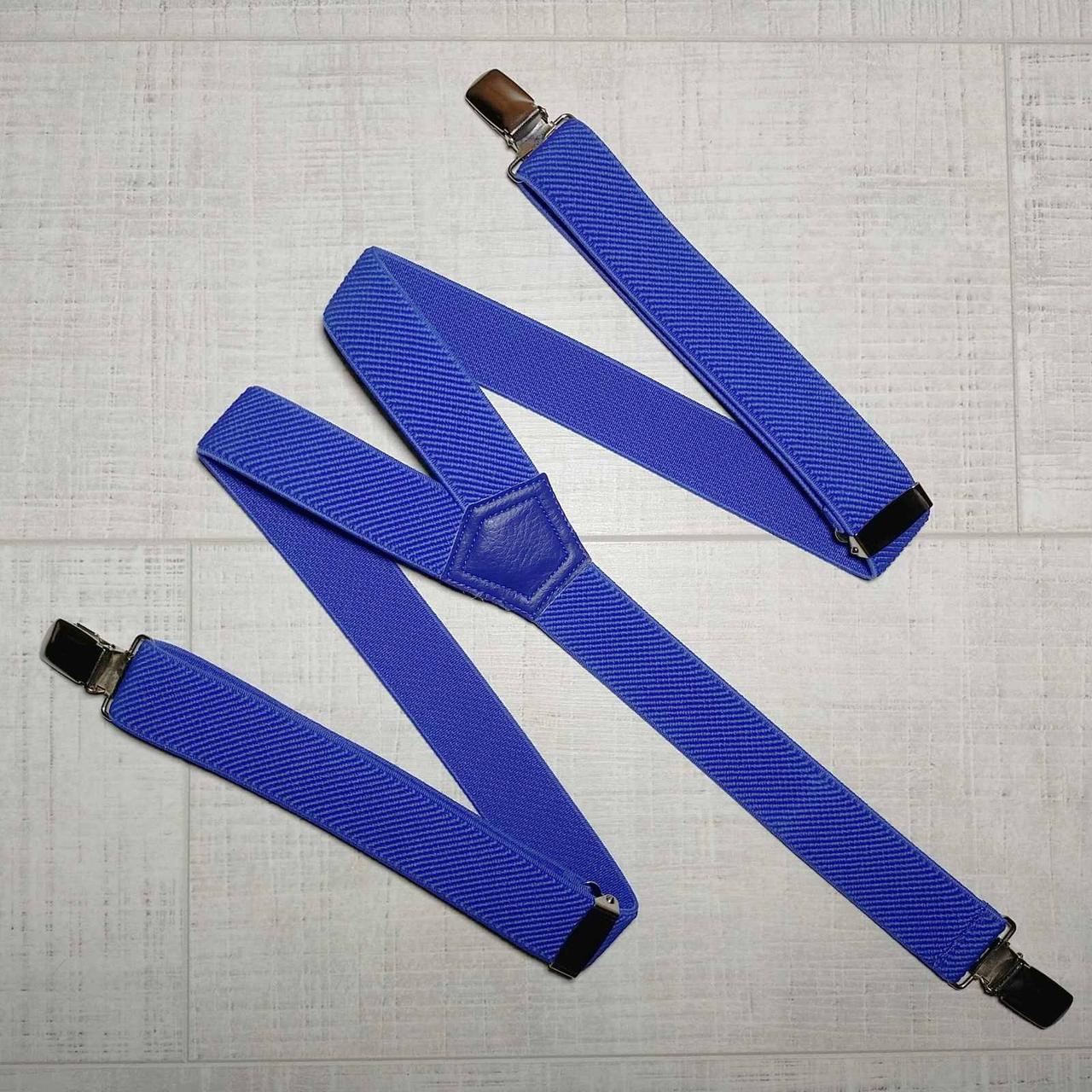 Підтяжки підліткові для брюк 25-ка Y унісекс (світлий електрик)