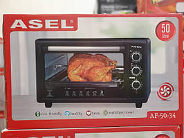 Електродуховка Asel AF-50-34 (гриль, конвекція, підсвітка, 50 літрів) Туреччина