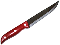Нож кухонный с пластиковой ручкой на заклепках цветной №6/25см/13см