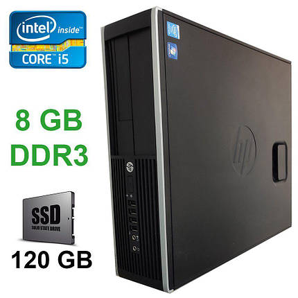 Комп'ютер HP 6300 SFF/Intel Core i5-3330 (4 ядра по 3.0 — 3.2 GHz) / 8 GB DDR3 / 120 GB SSD, фото 1