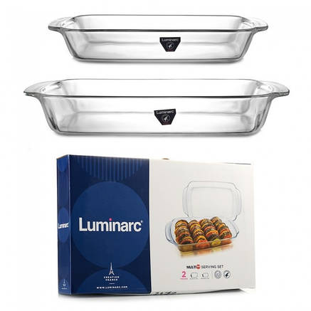 Набір прямокутних форм для запікання Luminarc Small 2 шт (N2372), фото 3