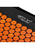 Килимок акупунктурний 4FIZJO Аплікатор Кузнєцова 72 x 42 см 4FJ0041 Black/Orange, фото 2