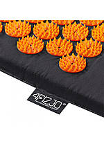 Килимок акупунктурний 4FIZJO Аплікатор Кузнєцова 72 x 42 см 4FJ0041 Black/Orange, фото 3