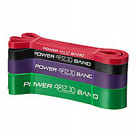 Эспандер-петля (резинка для фитнеса и спорта) 4FIZJO Power Band 4 шт 6-36 кг 4FJ0063