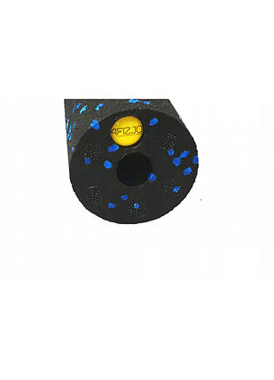 Масажний ролик (валик, роллер) 4FIZJO Mini Foam Roller 15 х 5.3 см 4FJ0035 Black/Blue, фото 2