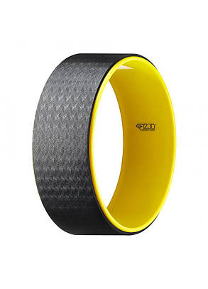 Колесо для йоги та фітнесу 4FIZJO Dharma XXL Yellow 4FJ0131, фото 2