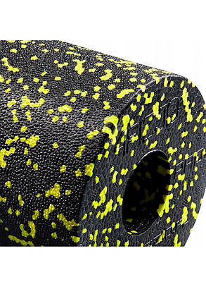 Масажний ролик (валик, роллер) гладкий 4FIZJO EPP PRO+ 45 x 14.5 см 4FJ0089 Black/Yellow, фото 2