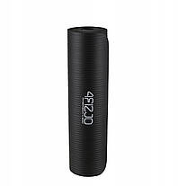 Килимок (мат) для йоги та фітнесу 4FIZJO NBR 1.5 см 4FJ0150 Black, фото 2