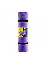 Килимок (мат) для йоги та фітнесу 4FIZJO NBR 1.5 см 4FJ0151 Violet, фото 2