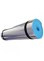 Килимок туристичний (каремат) SportVida Alu EVA 1 см SV-EZ0012 Blue, фото 2