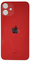 Стекло задней крышки для Apple iPhone 12 mini Red (BIG)