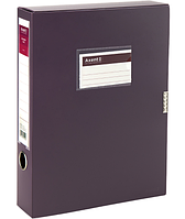 Папка-коробка на липучке Axent 1760-11-A, А4, 60 мм, сливовая