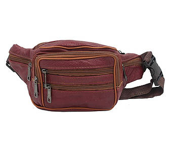 Чоловіча шкіряна сумка D001-1 бордова