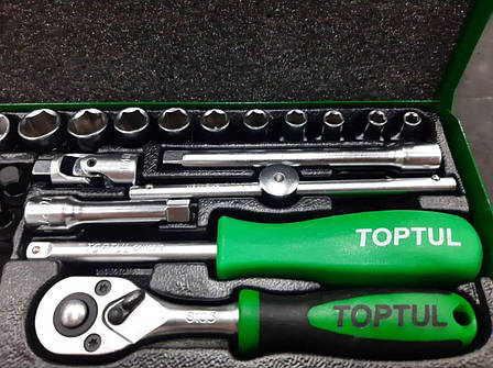 Набір інструментів для авто 1/4" 27ед. TOPTUL GCAD2701, фото 1