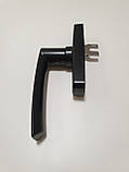 Ручка віконна FAPIM GEA 0530Ві чорна для алюмінієвих вікон, фото 3