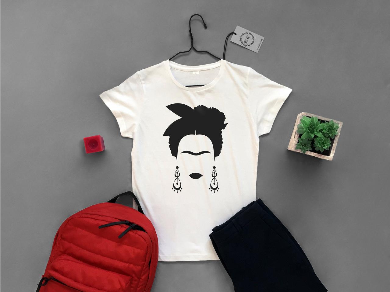 Футболка чоловіча з принтом Frida_black