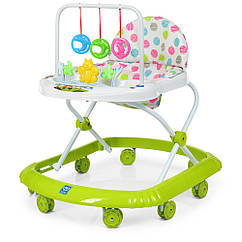 Дитячі ходунки "Bambi" M 0591-S, музика, силіконові колеса, салатовий