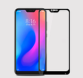 Захисне скло (захист) Full Glue для Xiaomi Mi A2 Lite | Redmi 6 Pro (чорний колір)