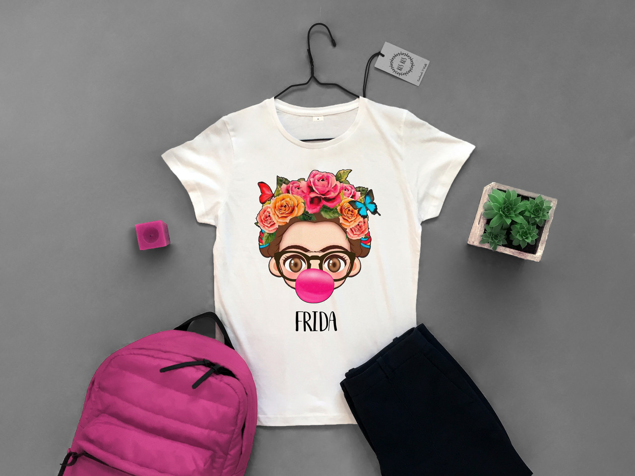 Футболка чоловіча з принтом Frida_Child, фото 1