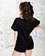 Футболка з шортами піжама Eirena Nadine (750-70) чорний розмір 42/44 S/M, фото 6