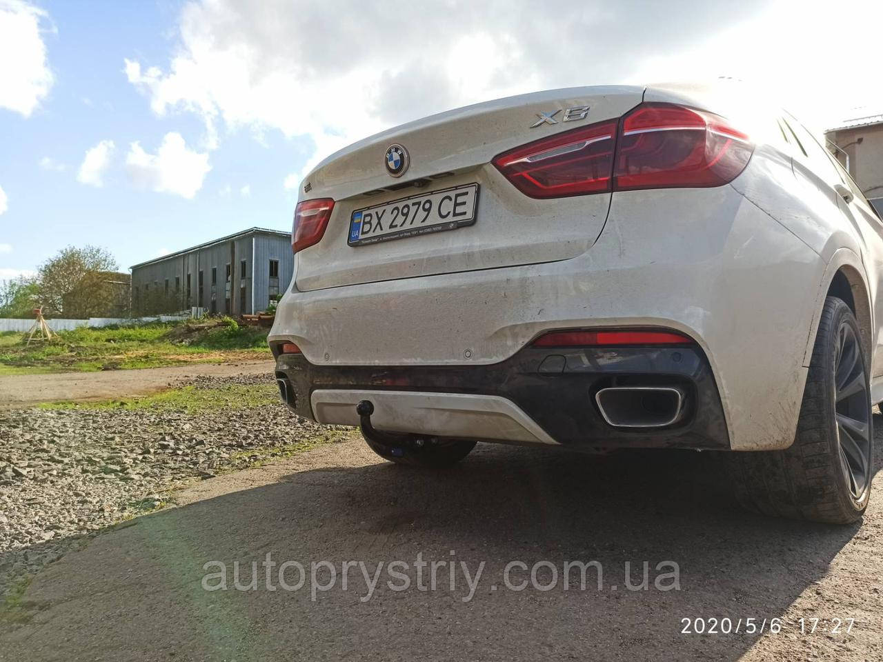 Фаркоп з'ємний на двох болтах BMW Х6 Кросовер (2015-2019)