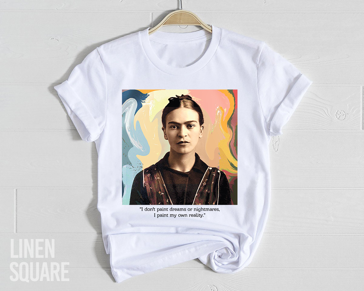 Футболка жіноча з веселим принтом Frida_Paint