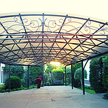 Автонавіси з полікарбонату / Арочні навіси для автомобіля під ключ, фото 3