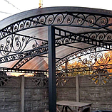 Автонавіси з полікарбонату / Арочні навіси для автомобіля під ключ, фото 4