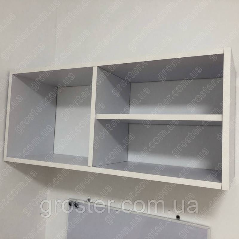 Книжкова полиця-6. Навісна полиця для книг і декору, фото 1