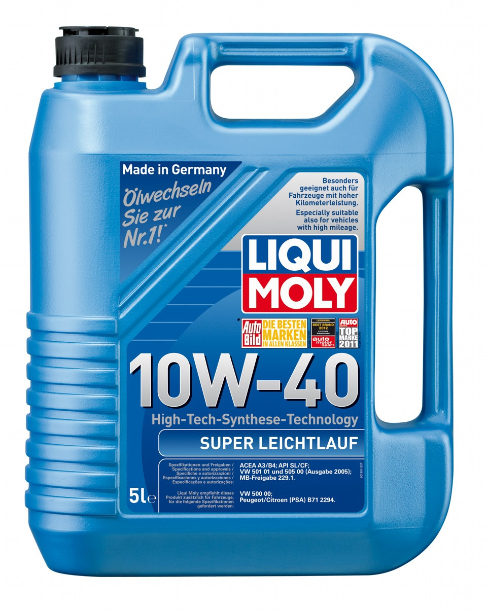 Моторна олива напівсинтетика LIQUI MOLY 10W-40 Super Leichtlauf 5L