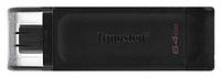 Накопичувач Type-C Flash drive   64GB  Kingston DataTraveler 70  (USB3.2) (код 115721)