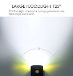 Вело ліхтар GACIRON V9DP-1800 + ПУЛЬТ + POWERBANK (1800LM, 5000mAh Акумулятор 18650 ×2, USB-C, IPX6), фото 5