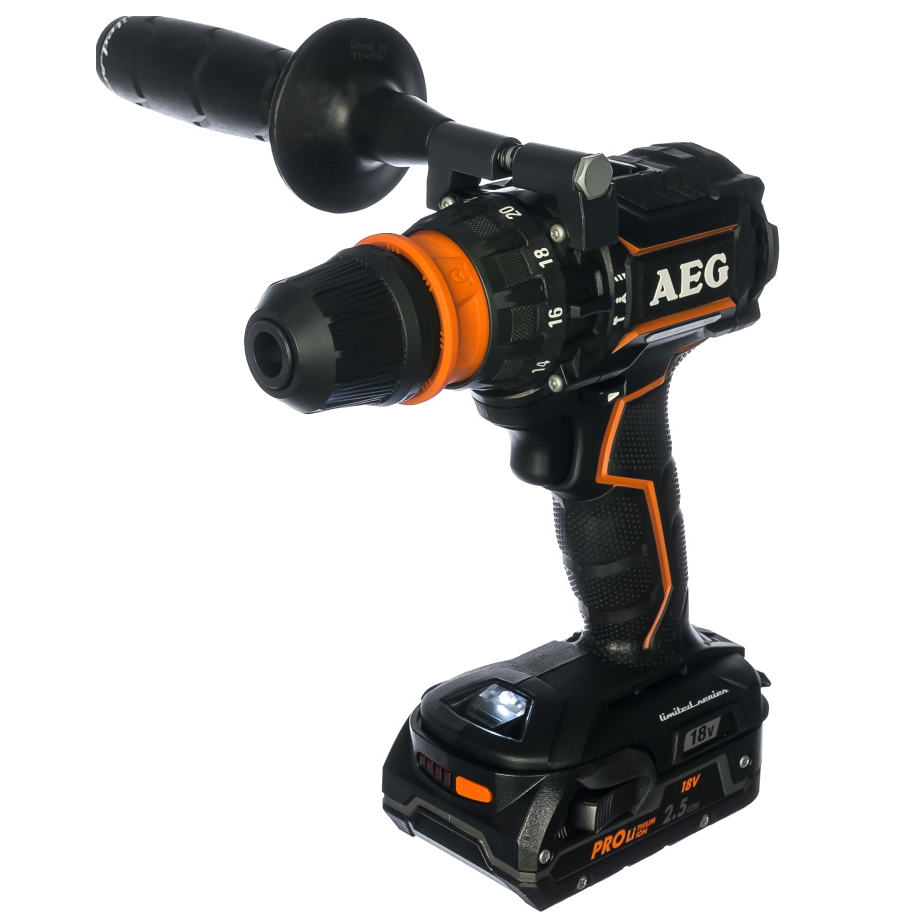 Акумуляторний ударний дриль-шуруповерт AEG BSB 18 CBLLE Li-252X