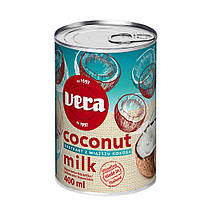 Кокосове молоко Vera Coconut milk 400мл Польща (опт 3шт)